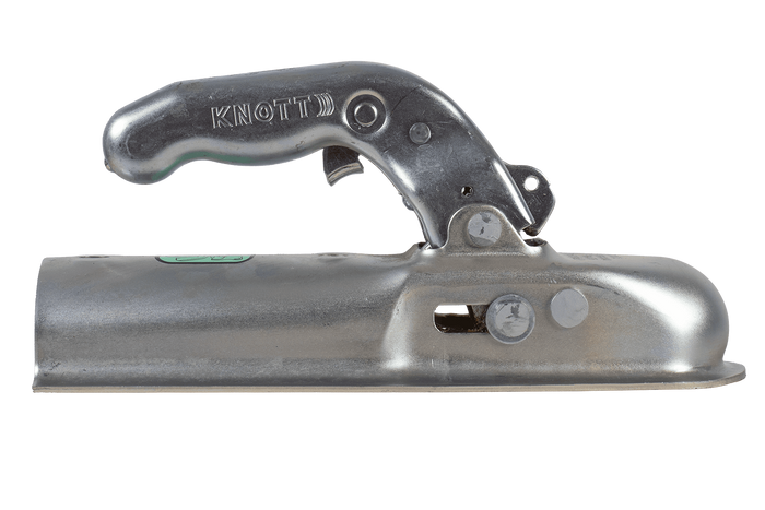 Zaczep kulowy KNOTT K7,5-D do przyczepki 750kg z dyszlem rurowym 60mm