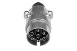 Wtyczka wtyk 7-PIN KNOTT do gniazda haka przyczepy lawety metalowa