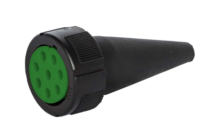 Komplet konektorów ASPOCK do lamp tylnych przyczepy bajonety 8-PIN