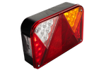 Zestaw świateł: lampy tylne DOBPLAST DPT35 LED + obrysowe FRISTOM FT-009 LED + wiązka MANTES 7m 7-PIN