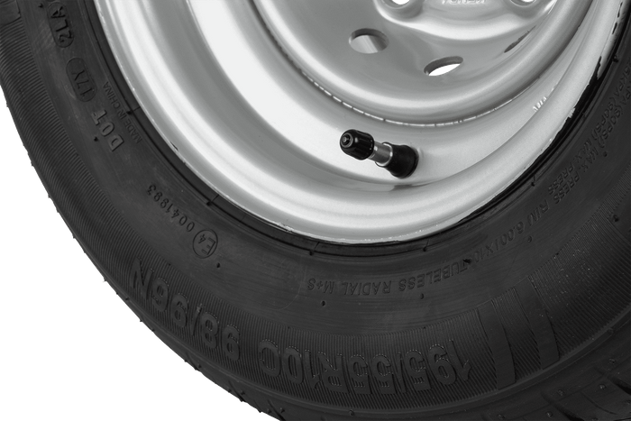 Koło wzmacniane do przyczepy OPONA KENDA 195/55 R10C 98/96N FELGA KENDA 6Ix10"H2 5x112 ET:-4