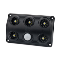 Lampa samochodowa oświetlenia wnętrza HORPOL LWD2156/CZ LED 900lm czarna z czujnikiem ruchu