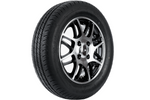 Koło do przyczepki OPONA LINGLONG 155/70 R13 75N FELGA ALU UNITRAILER 4Jx13" 4x100 ET:30