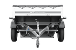 Przyczepka lekka 200x125 UNITRAILER GARDEN 201 KIPP z plandeką szarą