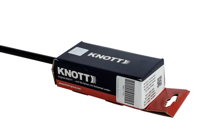 Linka hamulcowa cięgno Bowdena KNOTT 980202.11 szybki montaż 1030/1220mm