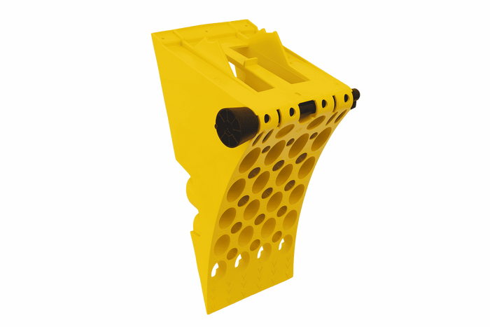 Klin pod koła LOKHEN h: 225 mm E53 / komplet z uchwytem