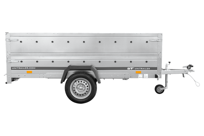 Przyczepka samochodowa 264x150 UNITRAILER GARDEN 265 KIPP z burtami BIS