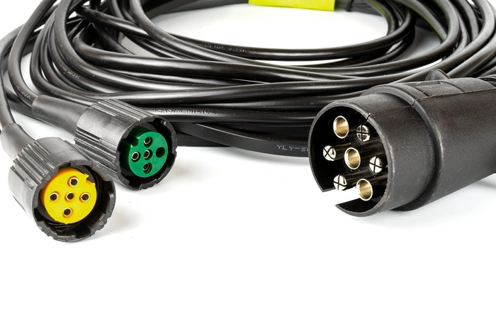 Zestaw świateł: lampy tylne FRISTOM LED + obrysowe HORPOL LED + wiązka MANTES 5,2m 7PIN