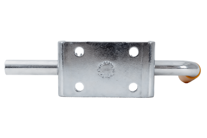 Zaczep burtowy STEELPRESS ZB-08 zasuwka sprężynowa / rygiel zamknięcia burty przyczepy