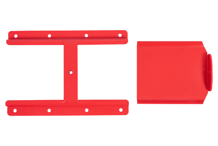 Zasuwa zsypowa do zboża czerwona UNITRAILER zsyp do przyczep rolniczych 250x355mm