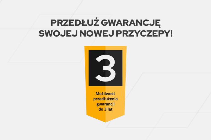 Przyczepka samochodowa 230x125 UNITRAILER GARDEN 230 KIPP z pokrowcem szarym