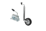 Koło podporowe z klemą obejmą żeliwną KNOTT TK48+LBG48 150kg 48mm 480-700mm