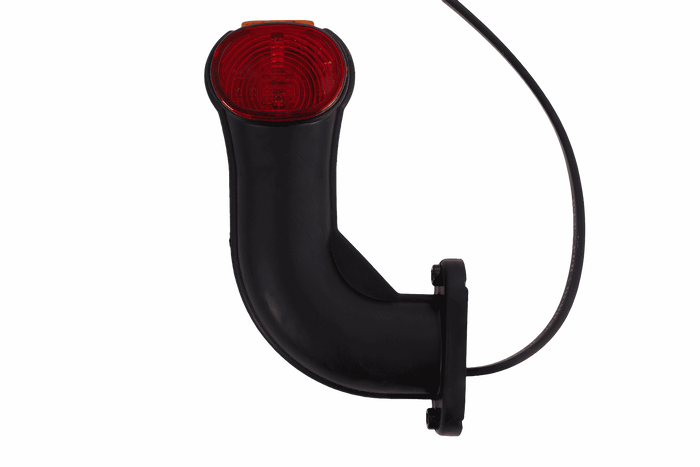 Lampa obrysowa ASPÖCK SUPERPOINT II prawa na gumowym wysięgniku