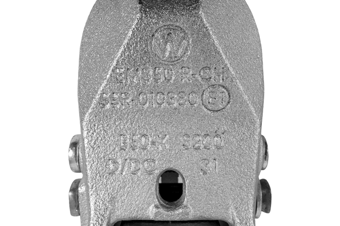 Zaczep kulowy WINTERHOFF WW 350-RCH-1616 do przyczepy 3500kg z dyszlem rurowym 60mm żeliwny