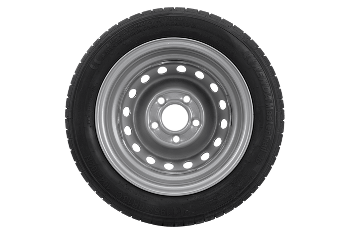 Koło wzmacniane do przyczepy OPONA KENDA 195/50 R13C 104/102N FELGA KENDA 6Jx13"H2 5x112 ET:30