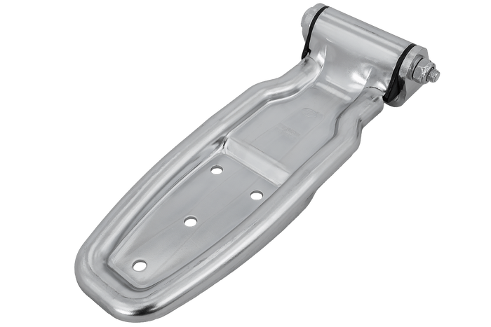 Zawias burtowy z uchwytem do zabudowy STEELPRESS HB-01.270-02+UH-01 kompletne mocowanie burty przyczepy