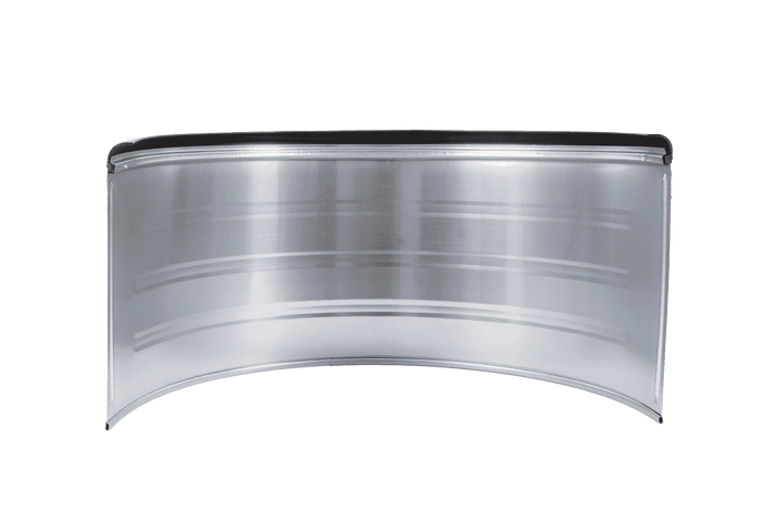 Błotnik bliźniak do przyczepy 17,5-19,5" DOMAR DK7140 nadkole 1000/500mm metalowy z gumową krawędzią