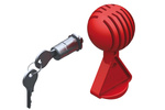 Zabezpieczenie zaczepu kulowego przyczepy AL-KO AK161 AK270 wkładka do zamka + Safety Ball
