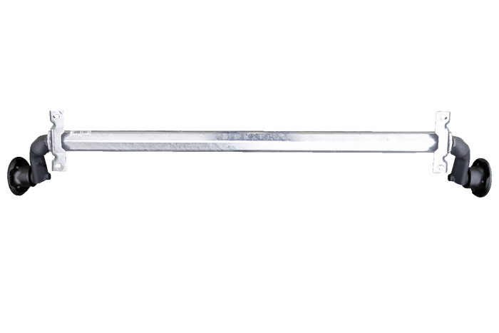 Oś niehamowana AL-KO OPTIMA do przyczepki 750kg 1260mm 1660mm 4x100